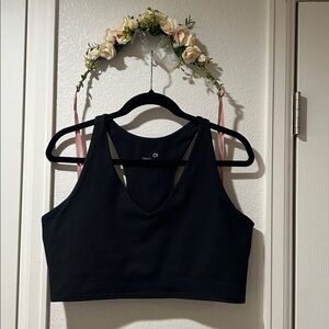 GAP Black GapFit Crop Top